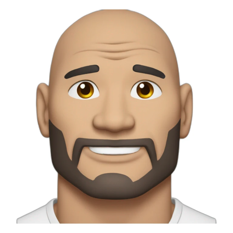 actor dave bautista cartoon wearing henley  sticker