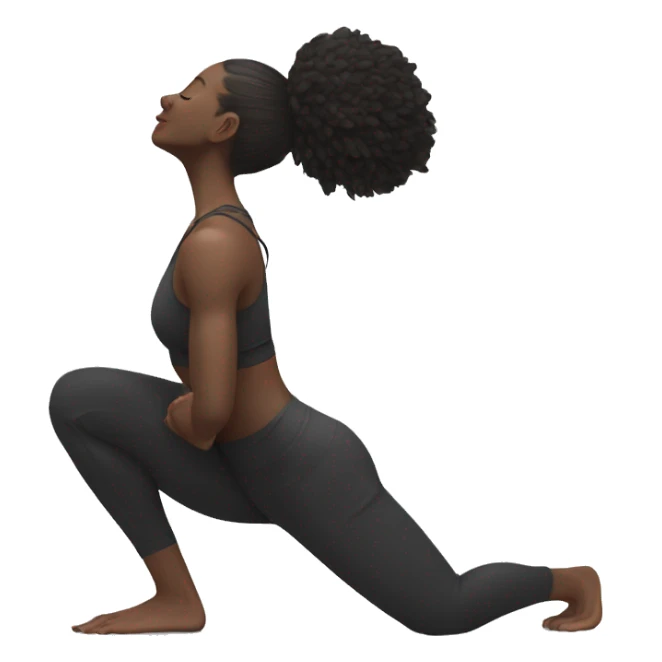 Fit women with white skin doing crow pose  sticker
