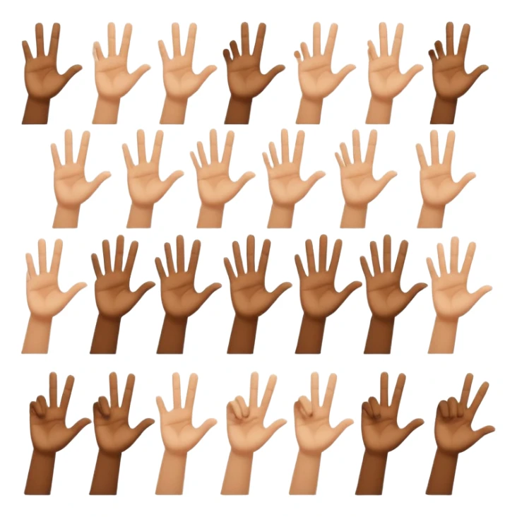 sign language for "a" to "z" for as per sign language sticker