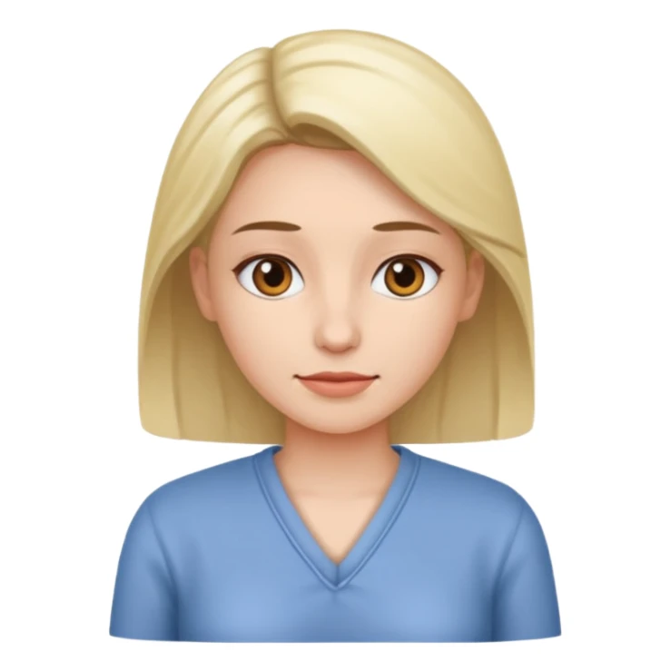 woman patient casual cloth sticker