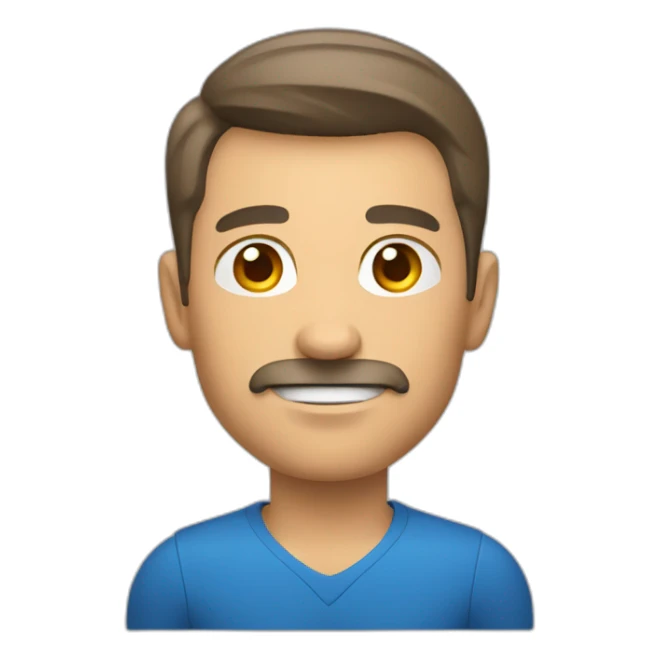 coach de gym con mano al frente sticker