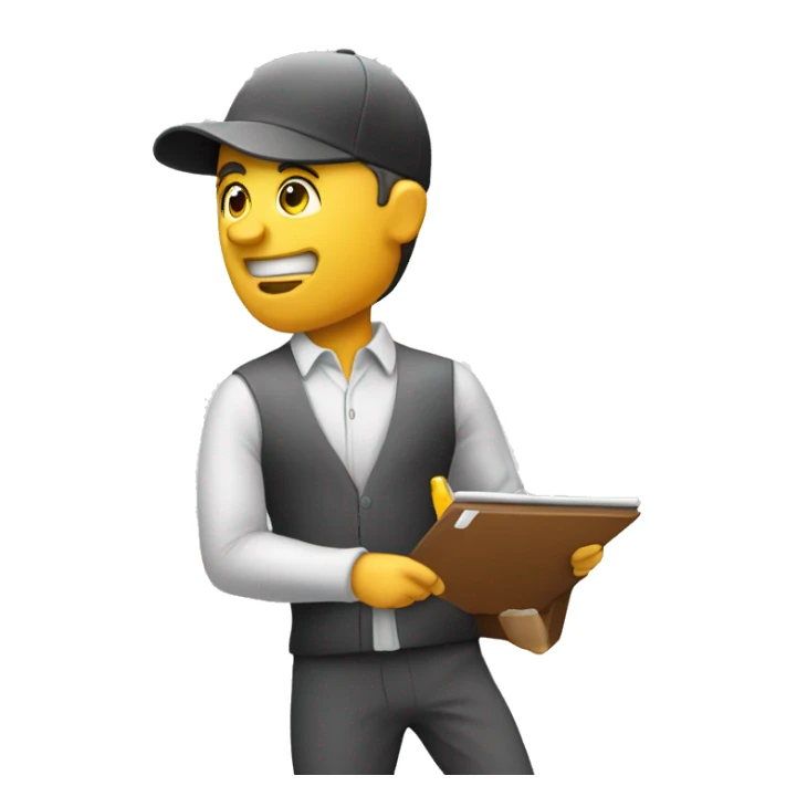 Sport Coach with clipboard and a whistle  sticker