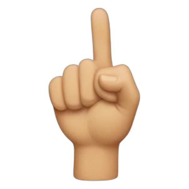 Fingershake  sticker