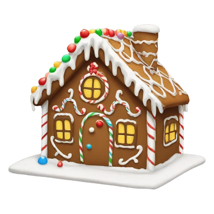 Gingerbread house sticker