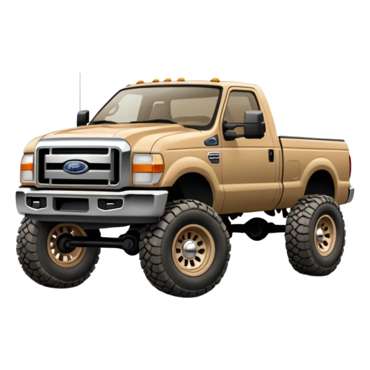 ford f250 tan sticker