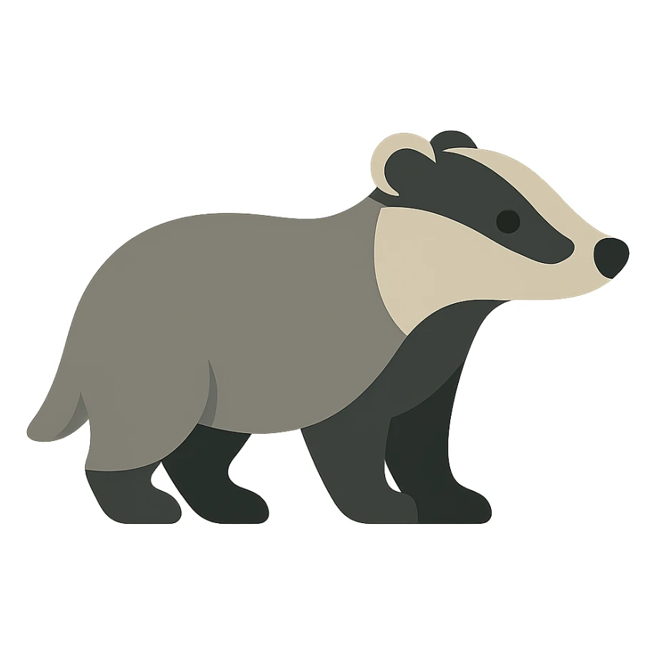 Badger sticker