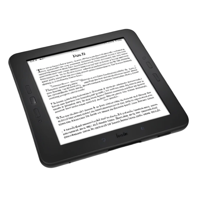 BLACK KINDLE WITH A PAGE WHERE IT SAYS HUB 22 AMERICA sticker