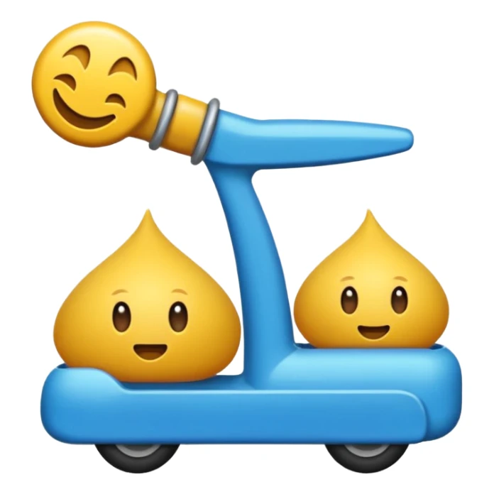 O inima mov,cu trecere spre albastru deschis si coada de drac! sticker