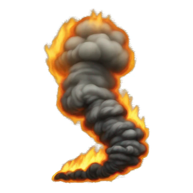 Fire tornado  sticker