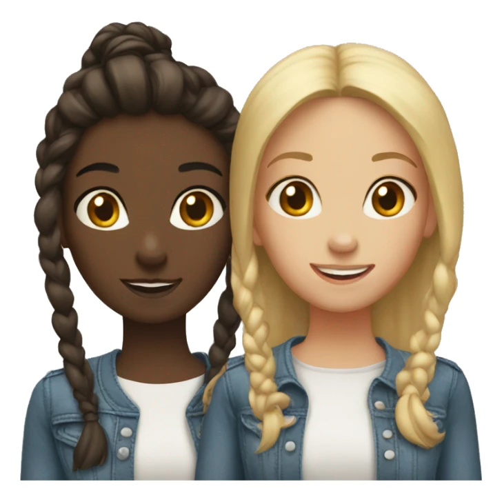 two girl best friends in boston sticker