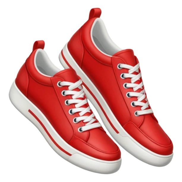 a pair of sneakers: rojos sticker