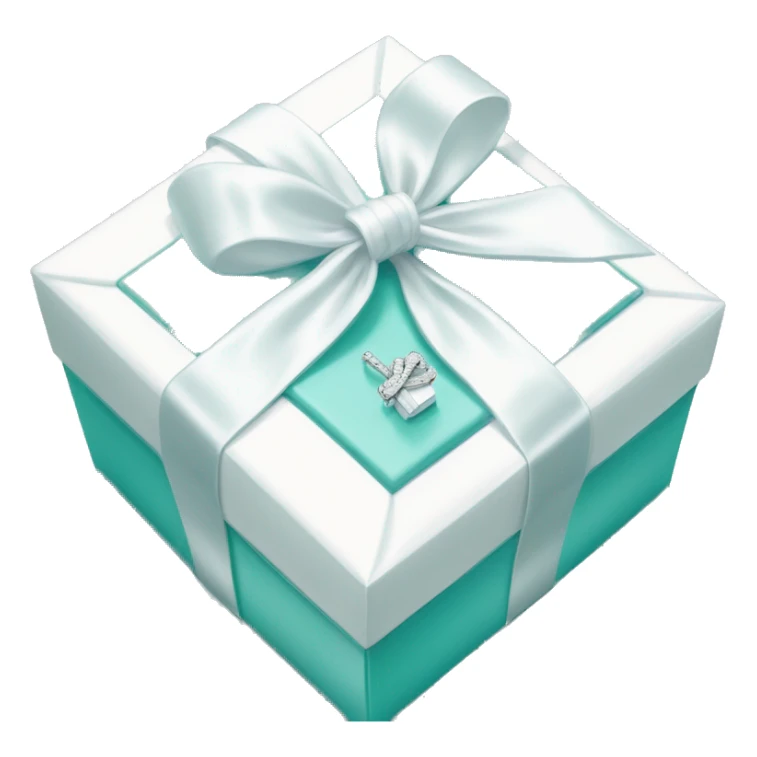 Tiffany and co. Box with big white bow sticker