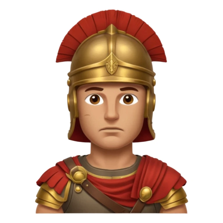 emoji de soldado romano alto y fuerte sticker
