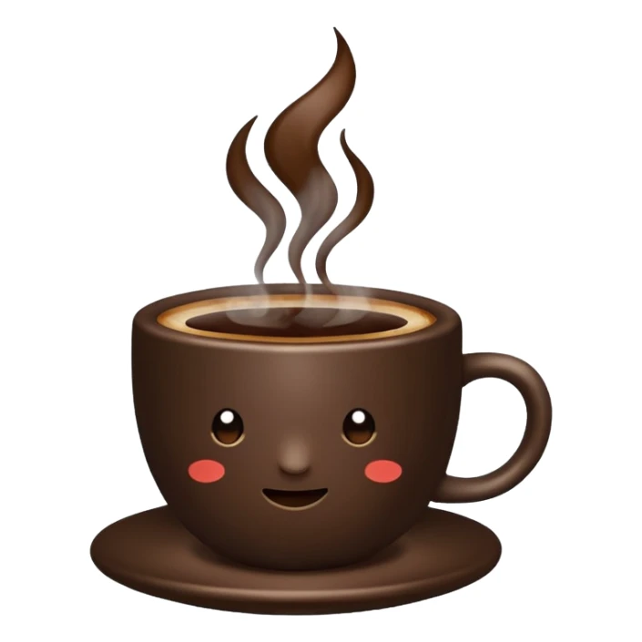 a cup of coffee sticker