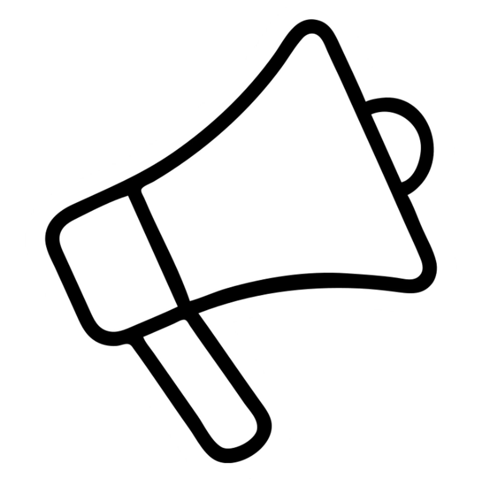 megaphone sticker