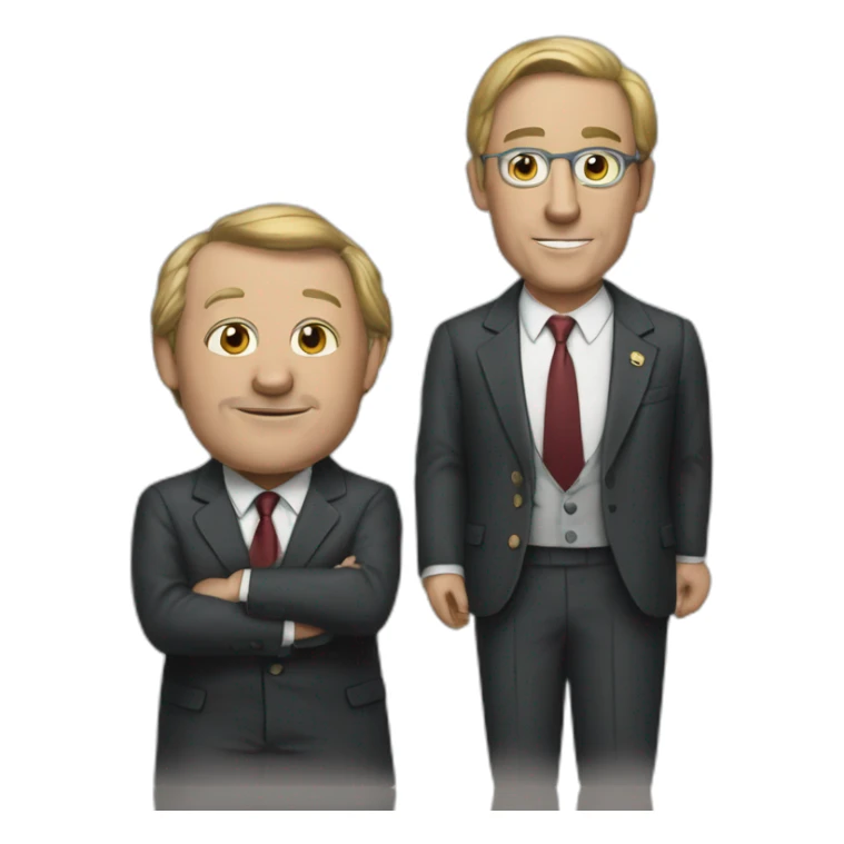 President bartlett and Toby ziegler sticker