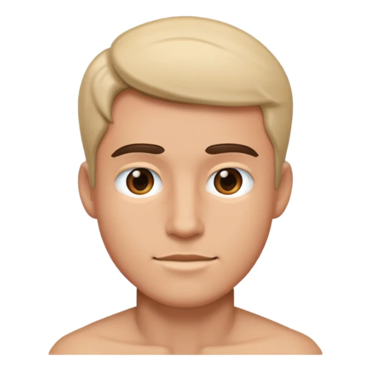 realistic portrait of a male sticker