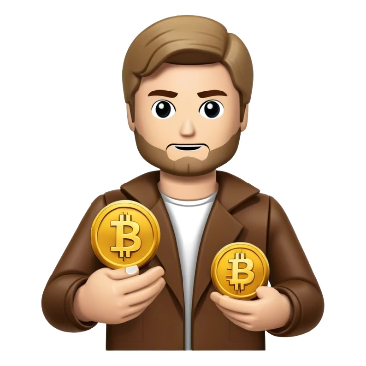 hackeur lego homme bitcoin sticker