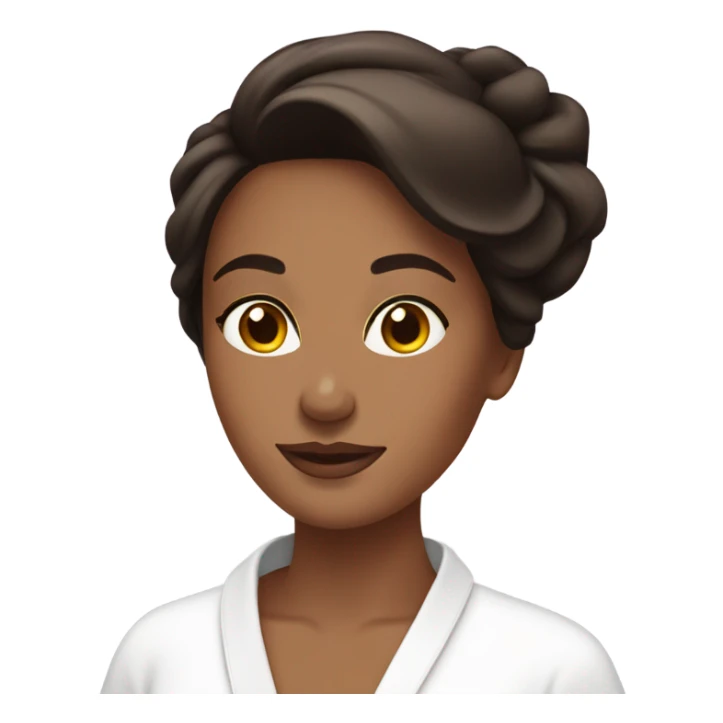 Spa white girl brunette sticker