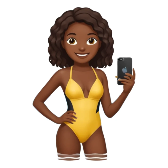 iphone 17 + a caribbean girl sticker