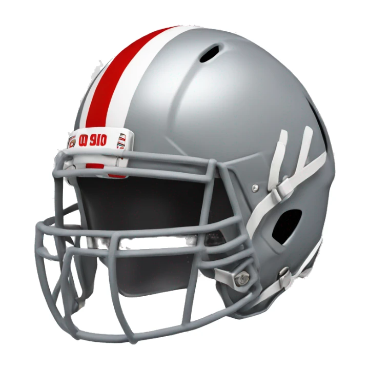 Ohio state football helmet sticker