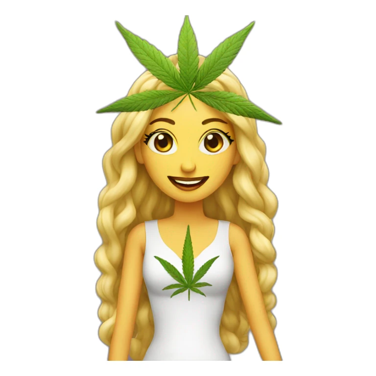 Cannabis Queen sticker