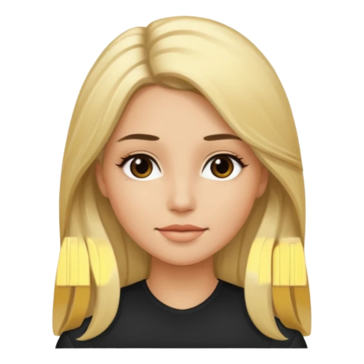 Tipos de rubio en mujer  con californianas cabello en de negro a rubio sticker