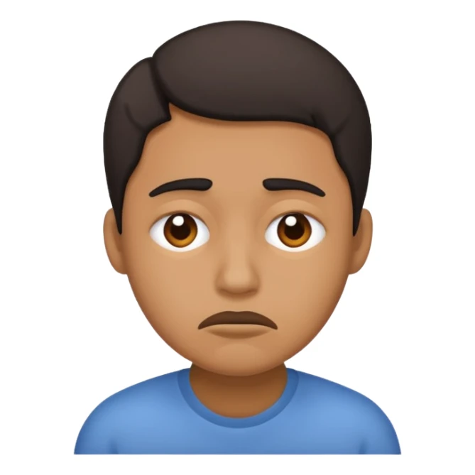 personita cansada o mareada, persona de color  sticker