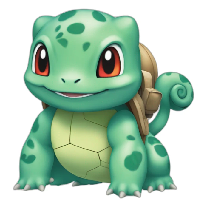 create a new pokemon mixtape Bulbasaur and Squirtle sticker