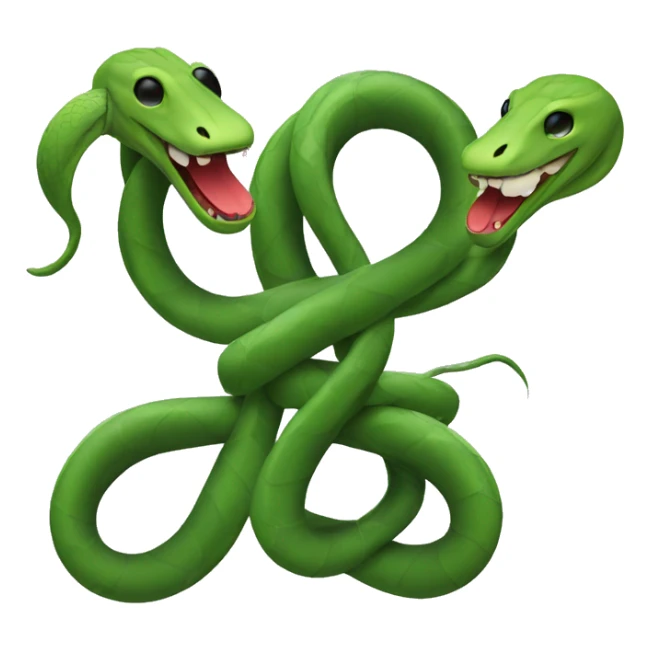 Two snakes in a nightclub  sticker