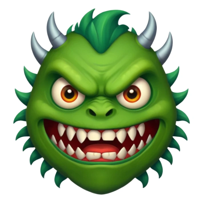a monster with one eye in the centre of his face sticker