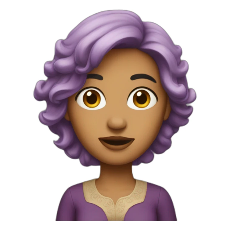 Boumediene dressed as a woman sticker