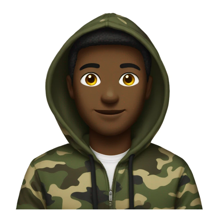 abercrombie camo hoodie sticker