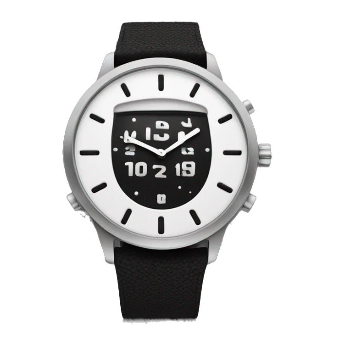 Reloj de arena color negro y blanco  sticker