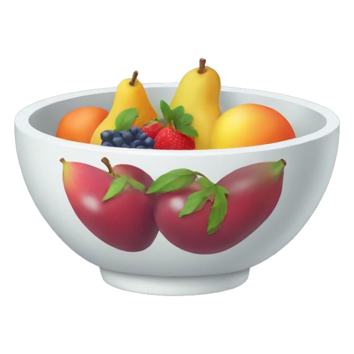 Fruit bowl sticker
