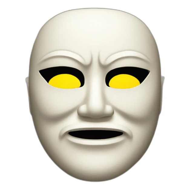 Japanese mask sticker