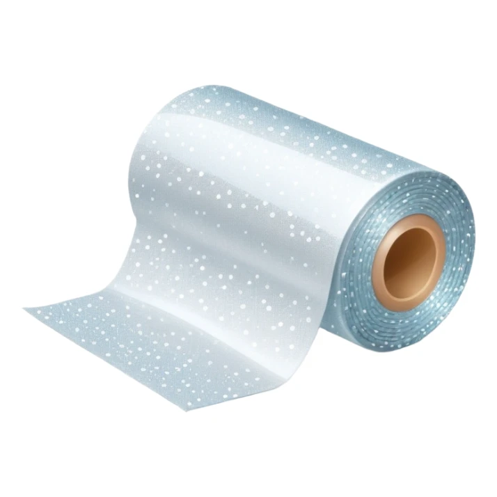 minimalist simple sparkle over a modern roll of patterned fabric, clean contemporary design, no ornamental or holiday elements sticker