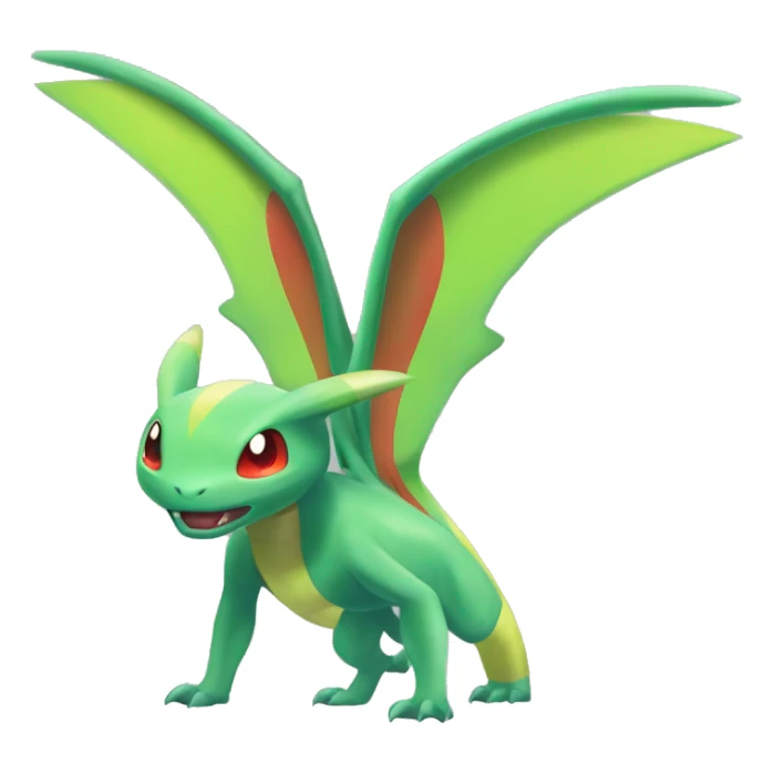 Shiny Colorful Vikavolt-Flygon-Pokémon-Fakémon Full Body sticker