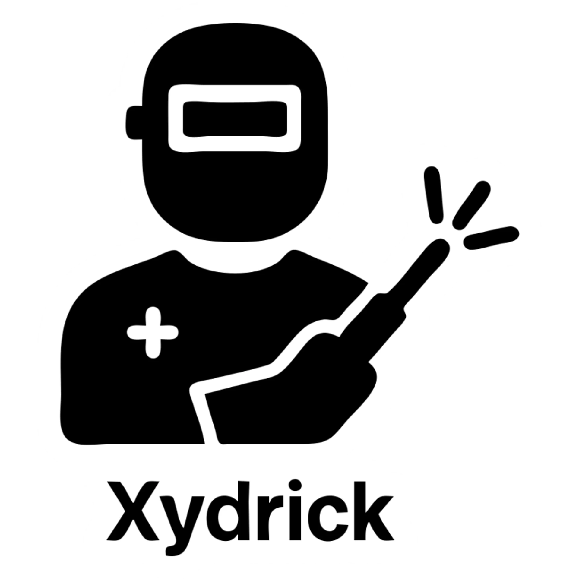 Welder named Xydrick sticker