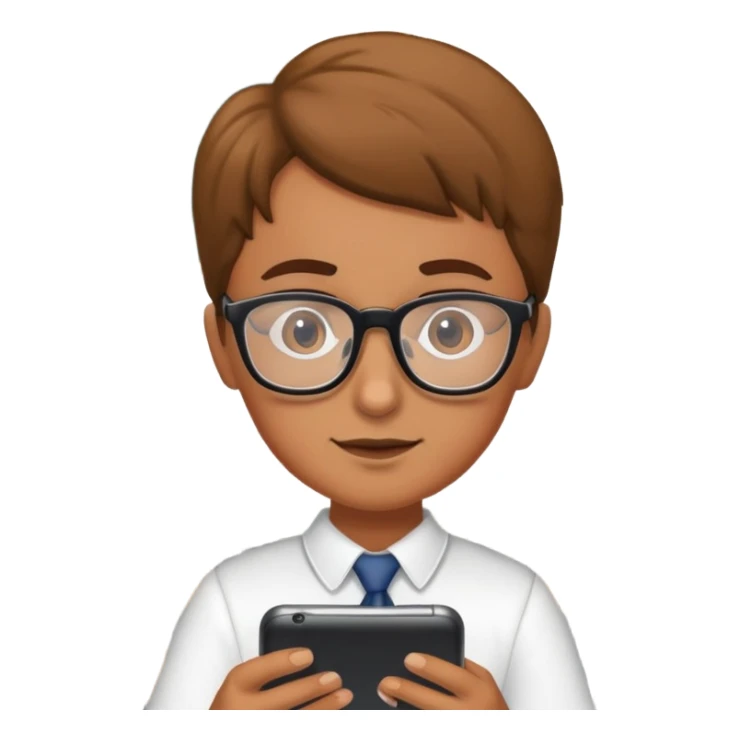 Me in class on my phone  sticker