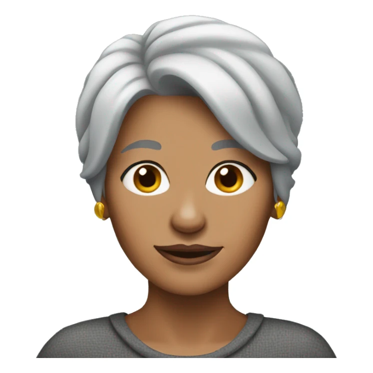 Grey-haired Woman-with-yorkie sticker