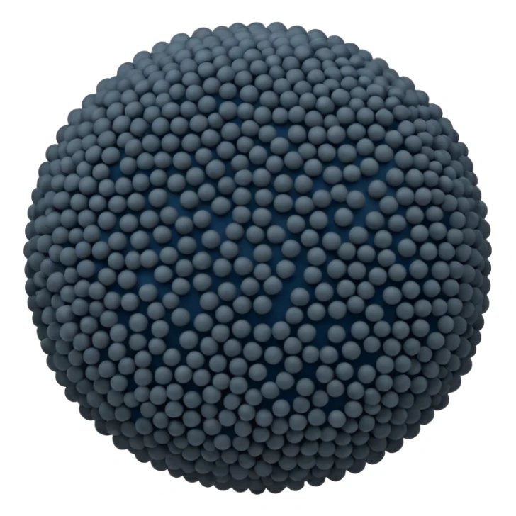 realistic poppy seeds scatter or mound tiny round dark grey to blue-black matte subtle texture spherical minuscule natural tone variation no jar spoon baked goods or faces clean 3D soft lighting transparent background emoji scale sticker