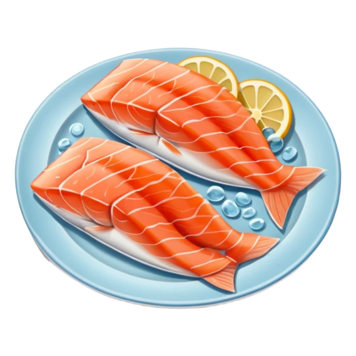 raw fish diet sticker
