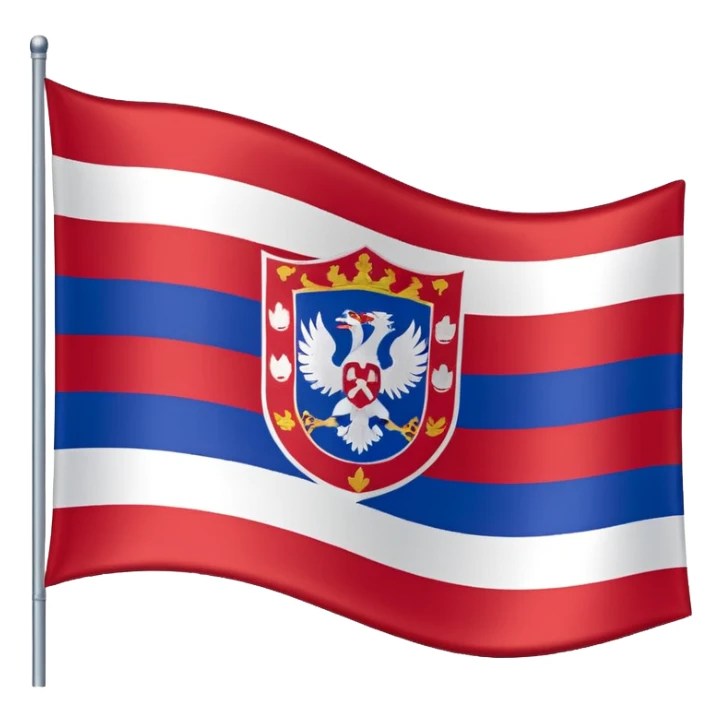 A flag of republic of srpska sticker