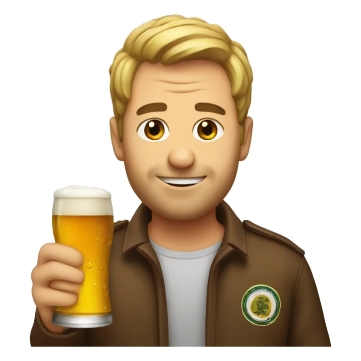Beer emoji sticker