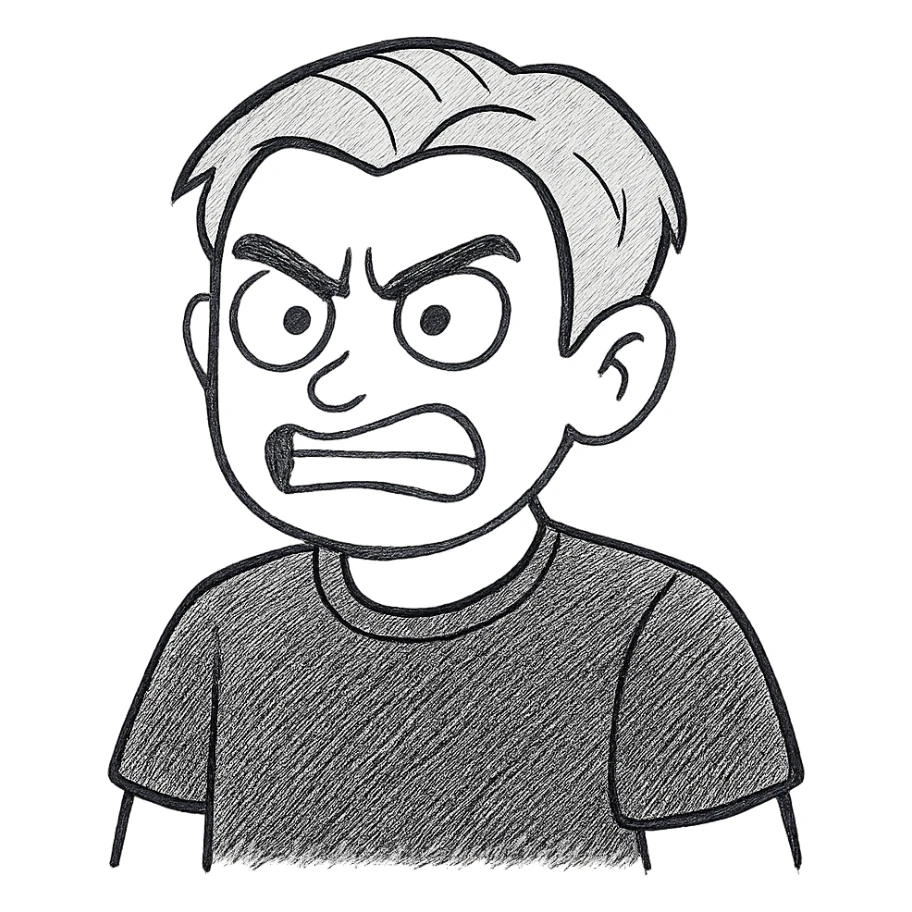 Keep the t-shirt black and the background fully transparent, everything else unchanged. sticker