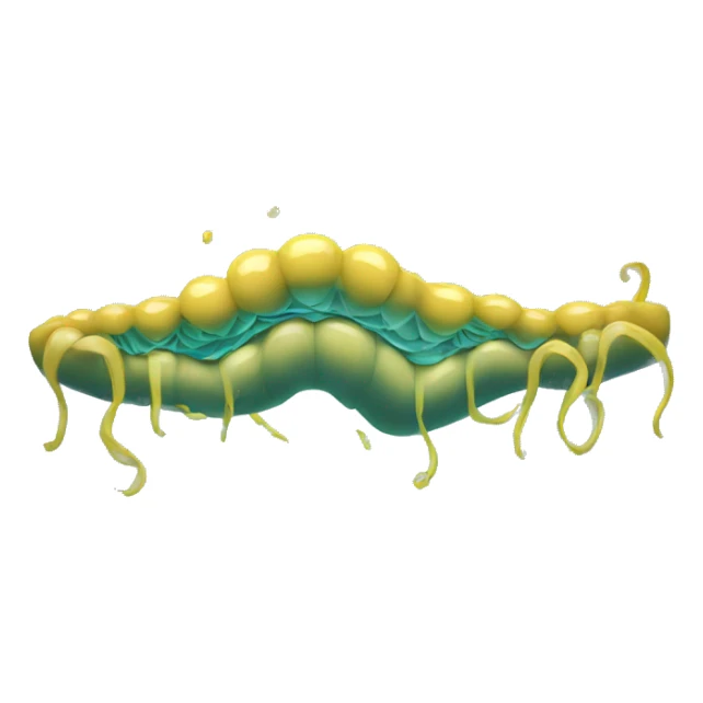 sound waves coming out of eels mouth sticker