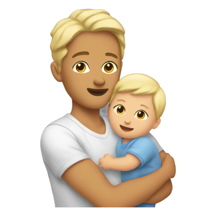 me and my baby in my arms sticker