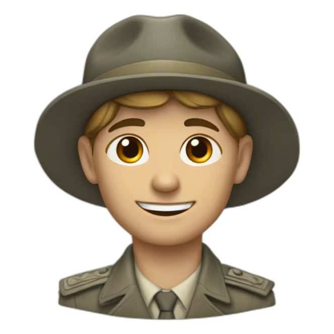 Un allemand des année 40 sticker