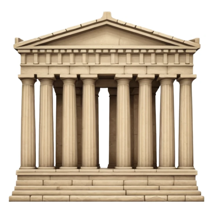 The Greek Temple sticker